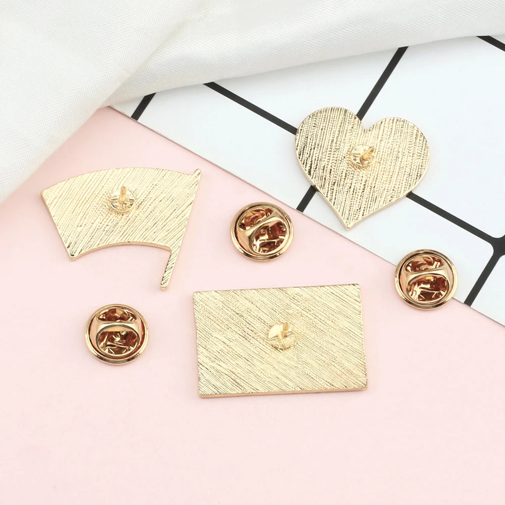 Progress Pride Heart or Flag Enamel Pin β Wear Your Pride Loud πβ€οΈ