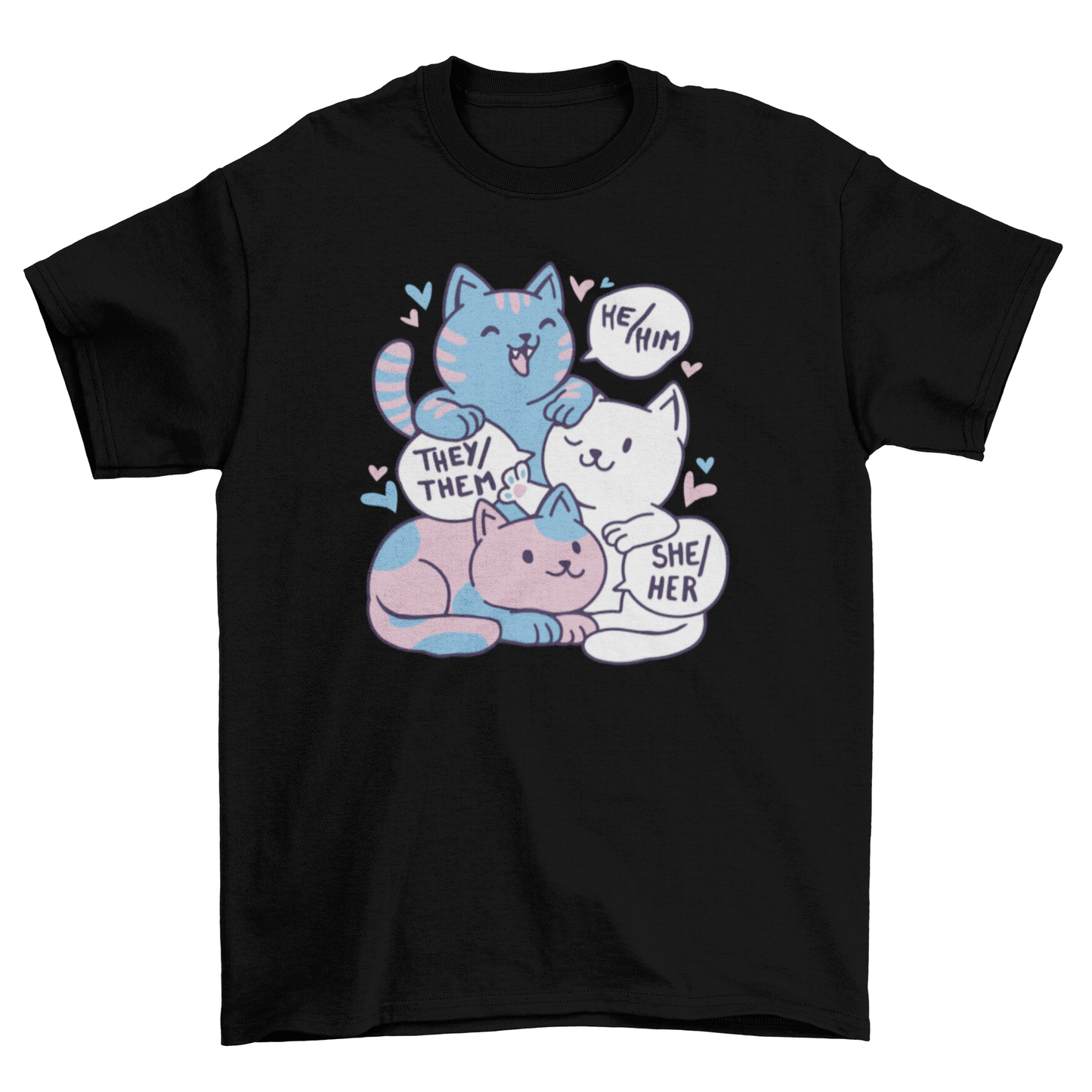 πΎπ¬They/Them & Whiskers T-shirt π½ππ€