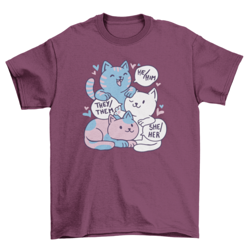 πΎπ¬They/Them & Whiskers T-shirt π½ππ€