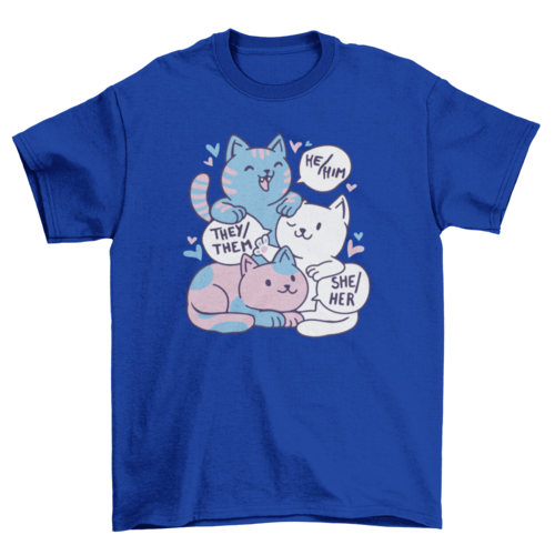 πΎπ¬They/Them & Whiskers T-shirt π½ππ€