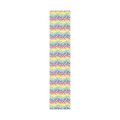 🎁 PRIDE Rainbow Hearts Wrapping Paper 🌈 – LGBTQ+ Gift Wrap in Matte or Satin Finish