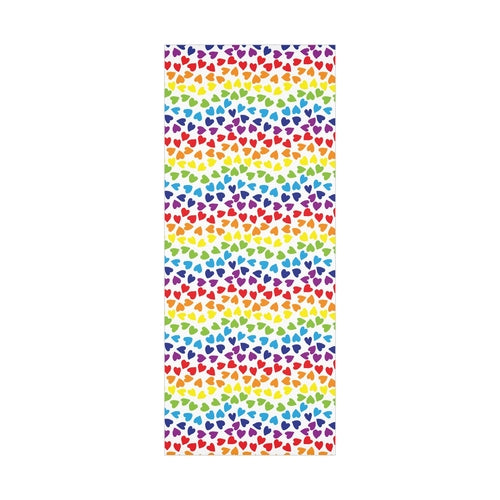 🎁 PRIDE Rainbow Hearts Wrapping Paper 🌈 – LGBTQ+ Gift Wrap in Matte or Satin Finish
