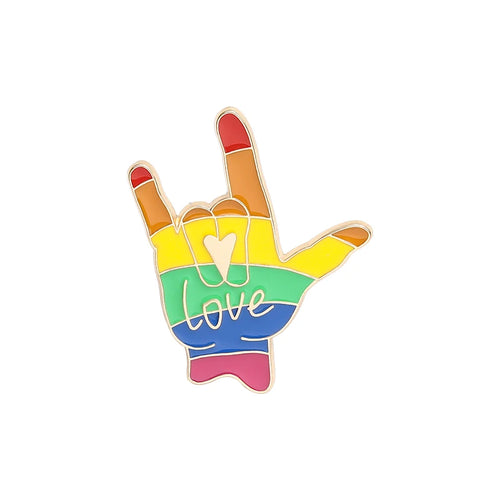 Pride Retro Enamel Pins – Peace, Pride & Intergalactic Vibes 🌈✌️🚀