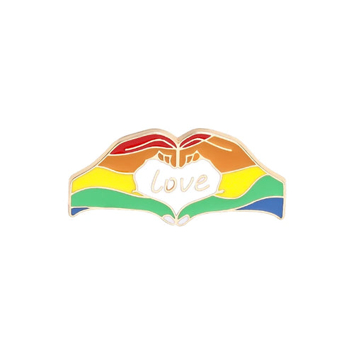 Pride Retro Enamel Pins – Peace, Pride & Intergalactic Vibes 🌈✌️🚀