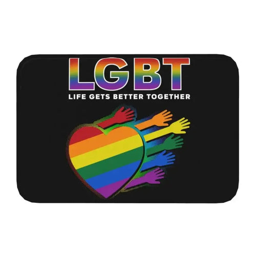 🏳️‍🌈 Pride Mats & More, Non-Slip, Indoor, Kitchen or Door 16x24