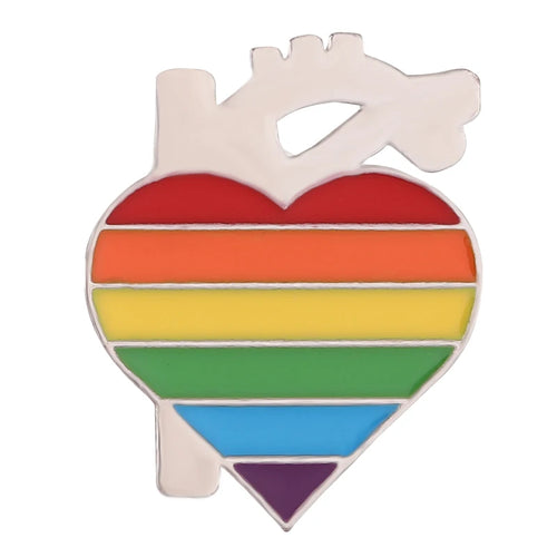 Pride Retro Enamel Pins – Peace, Pride & Intergalactic Vibes 🌈✌️🚀