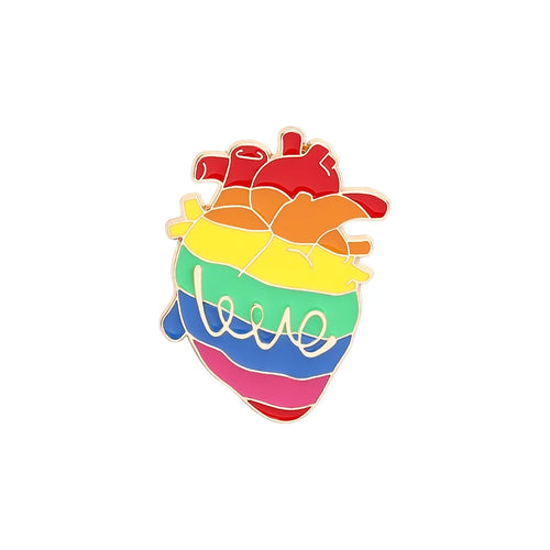 Pride Retro Enamel Pins – Peace, Pride & Intergalactic Vibes 🌈✌️🚀