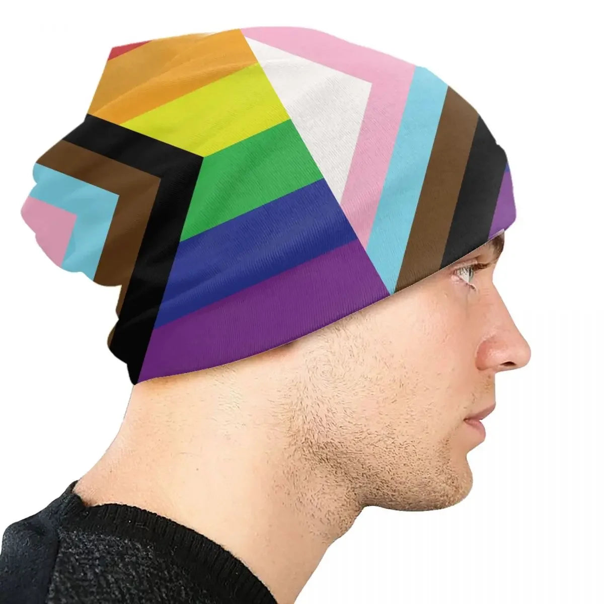 Unisex Pride Knit Beanie – Warm, Soft, and Full of Style Skullie - One Size🧶🌈
