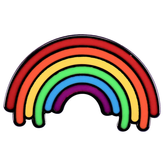 🔥 Rainbow Signal Enamel Pin
