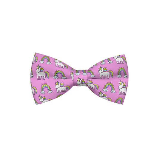 🦄 Unicorn Rainbow Dog Bow Tie 🌈 – Magical Pet Accessory for Pride & Everyday Glam