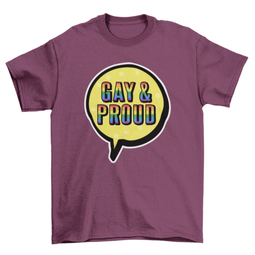 Loud in a Bubble T-shirt 📣🏳️‍🌈✨