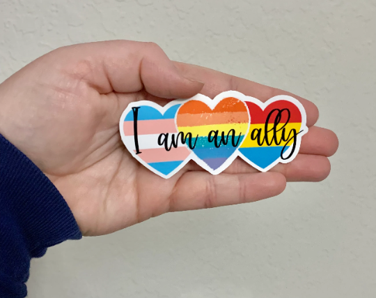 Ally Energy Sticker/Magnet 💬🌈💖