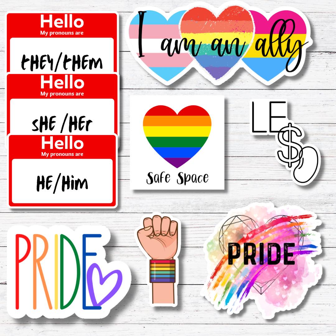 Ally Energy Sticker/Magnet 💬🌈💖