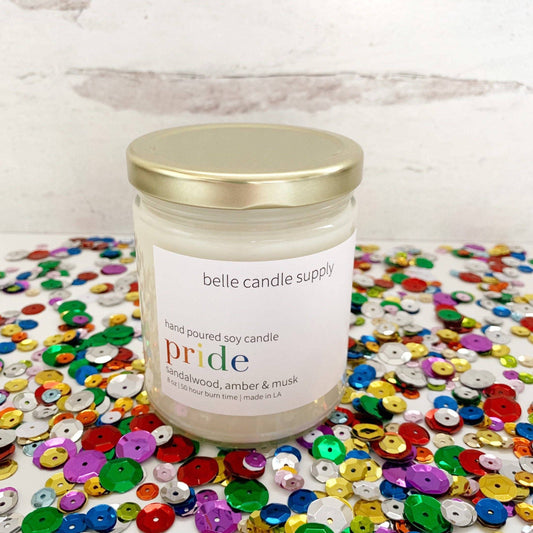 Light With Pride Candle 🕯️🏳️‍🌈✨ Soy Candle 8oz